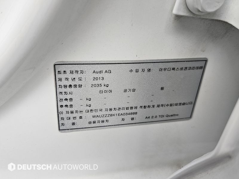 2014 Audi A4 2.0 TDI Quattro Dynamic B8 photo 20
